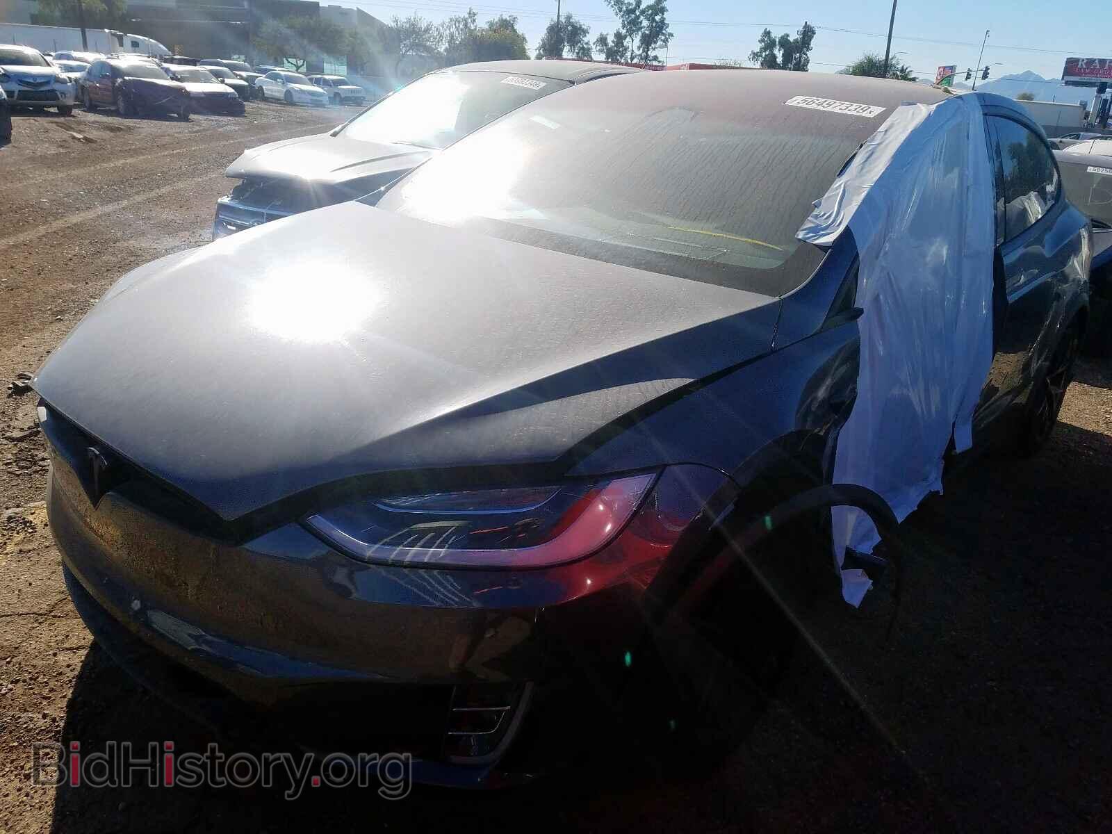2018 TESLA MODEL X - VIN: 5YJXCAE20JF137383 - Фото 2