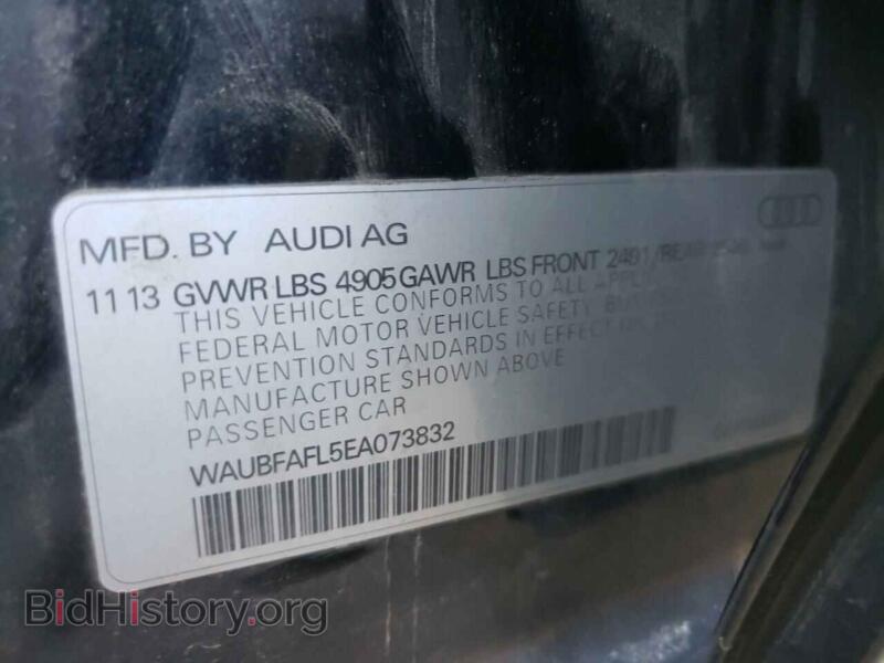 2014 Audi A4 (VIN WAUBFAFL5EA073832) — фото 10 из 10