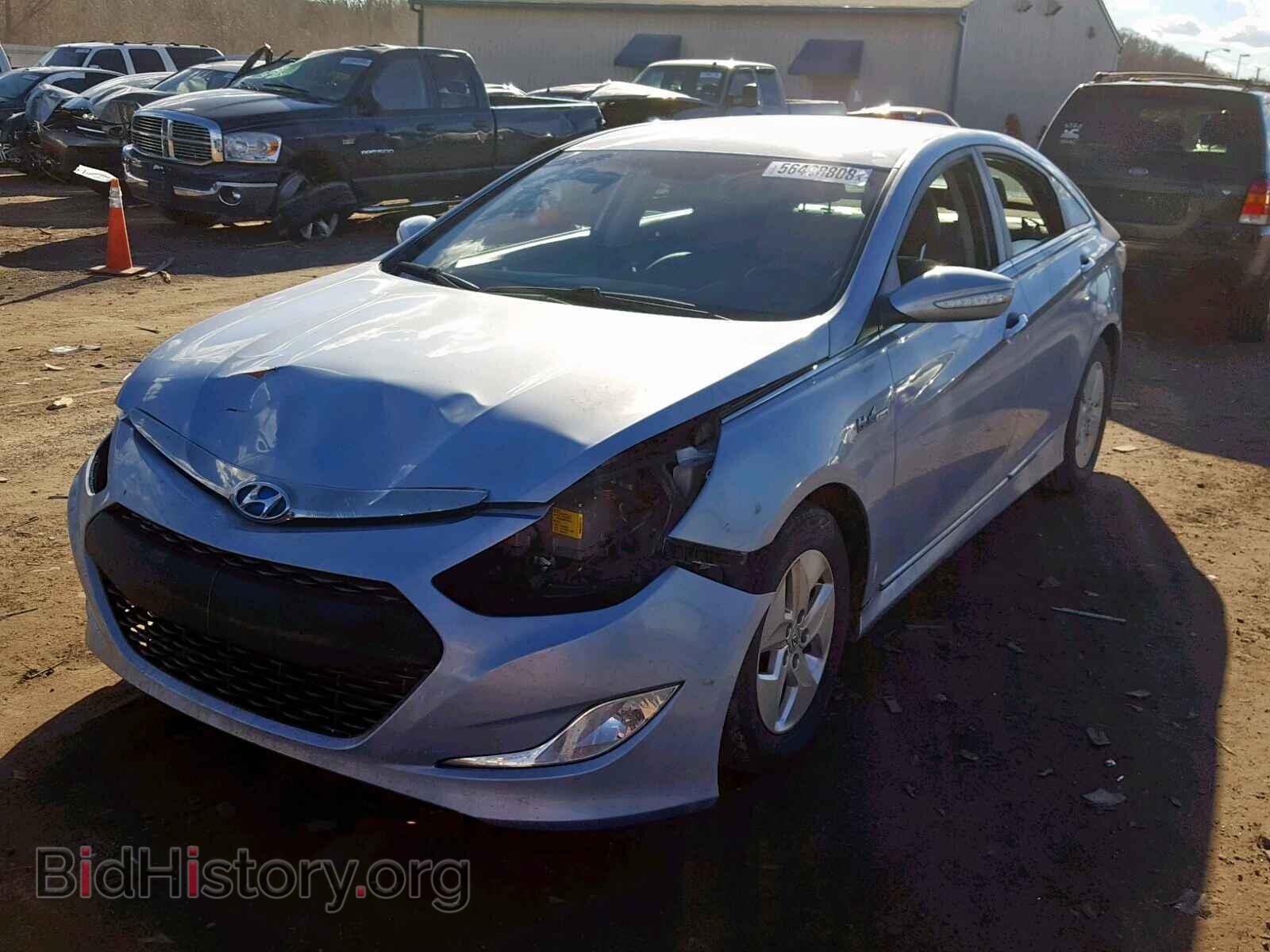 2012 HYUNDAI SONATA - VIN: KMHEC4A44CA024348 - Фото 2