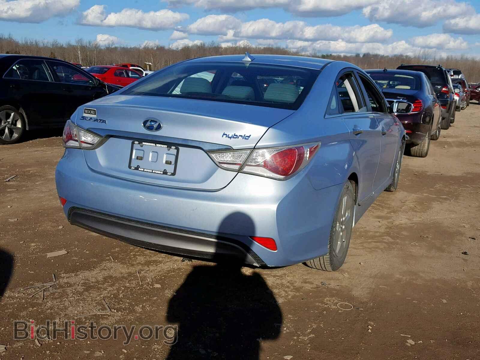 2012 HYUNDAI SONATA - VIN: KMHEC4A44CA024348 - Фото 4