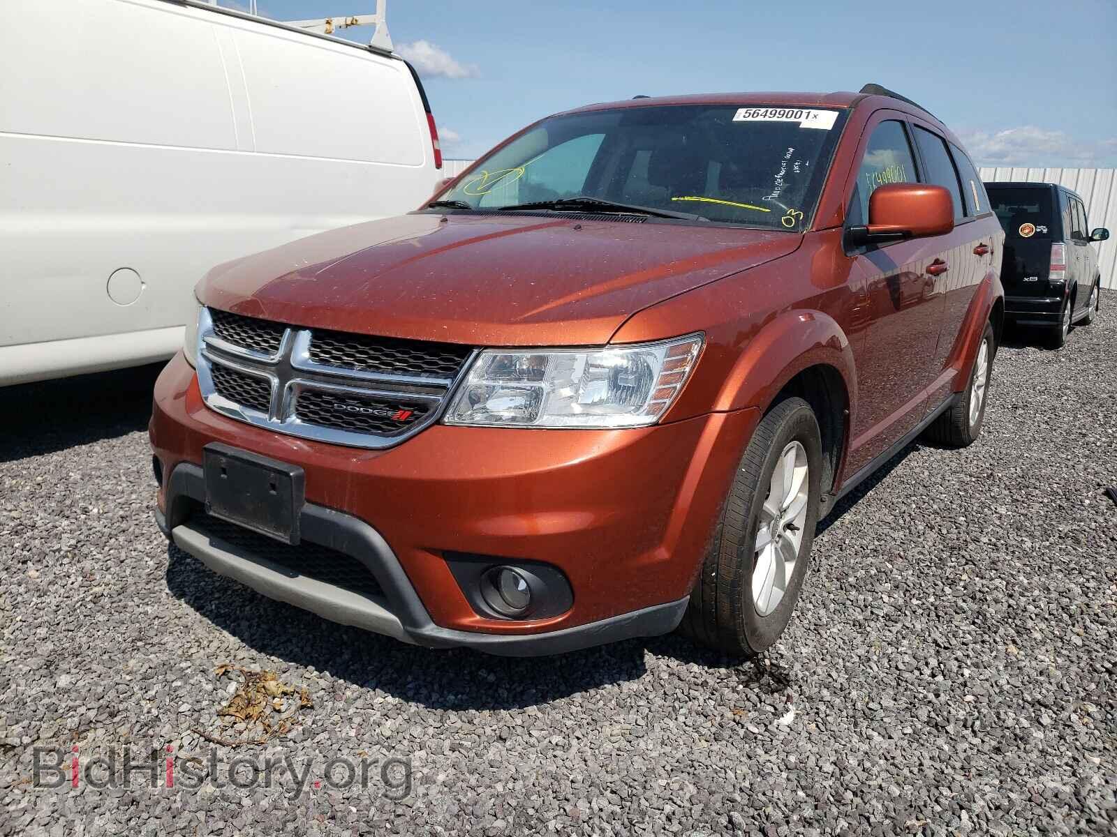 2013 DODGE JOURNEY - VIN: 3C4PDCBB2DT584669 - Фото 2