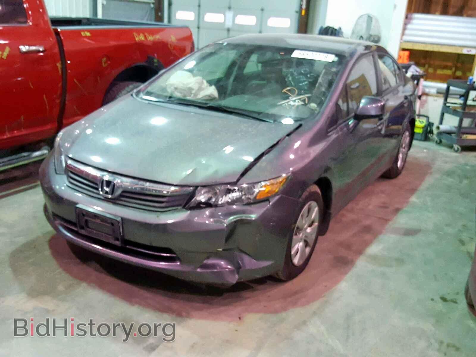 2012 HONDA CIVIC LX - VIN: 2HGFB2F54CH577327 - Фото 2