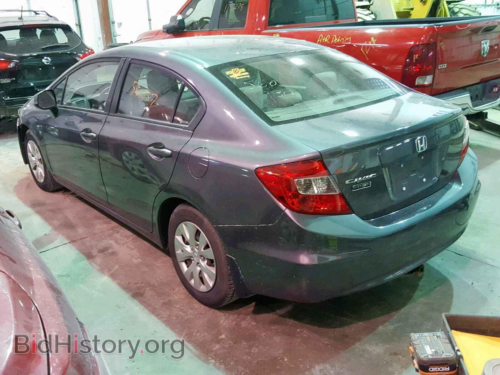 2012 HONDA CIVIC LX - VIN: 2HGFB2F54CH577327 - Фото 3