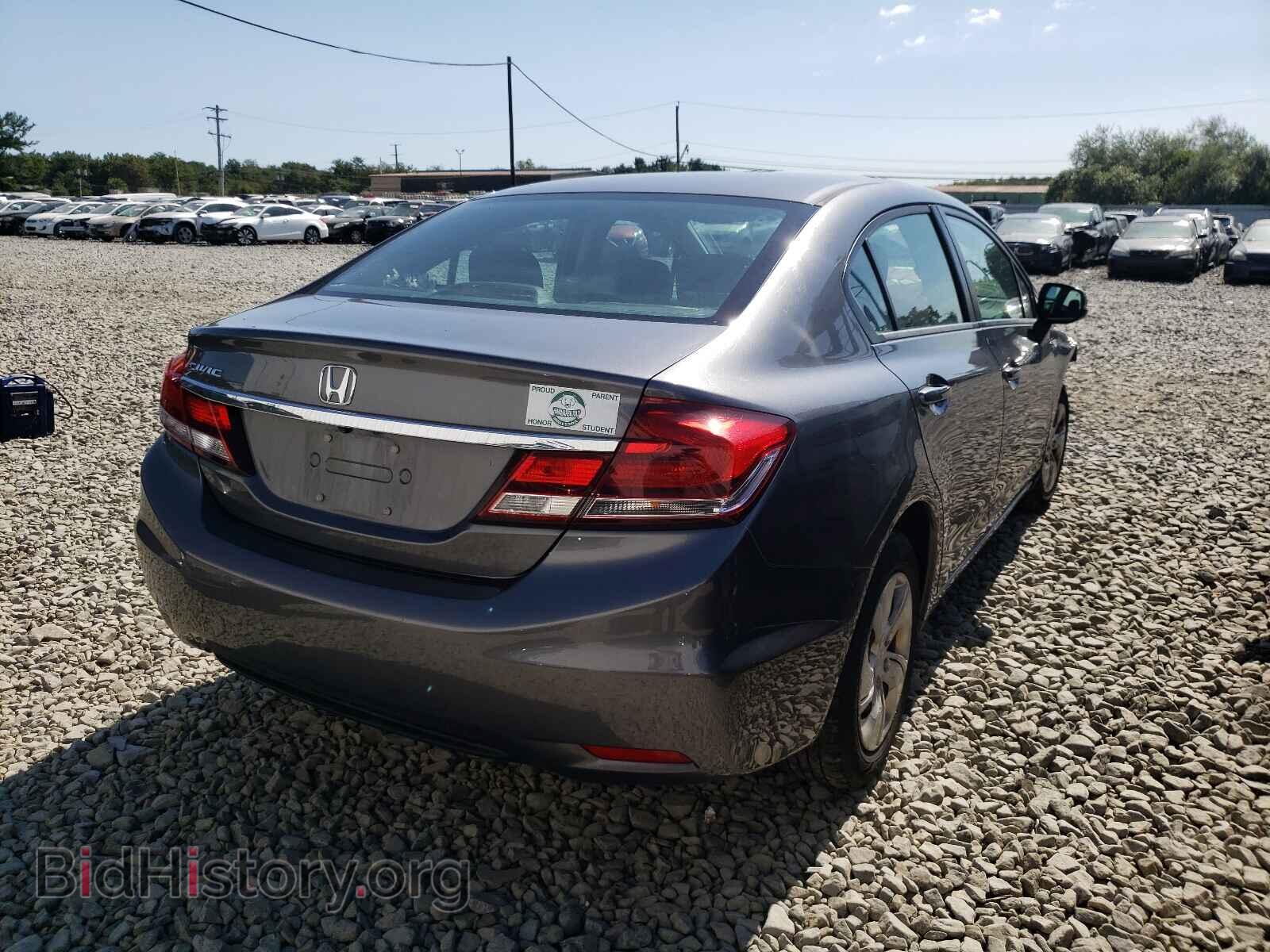 2013 HONDA CIVIC - VIN: 19XFB2F56DE285237 - Фото 4