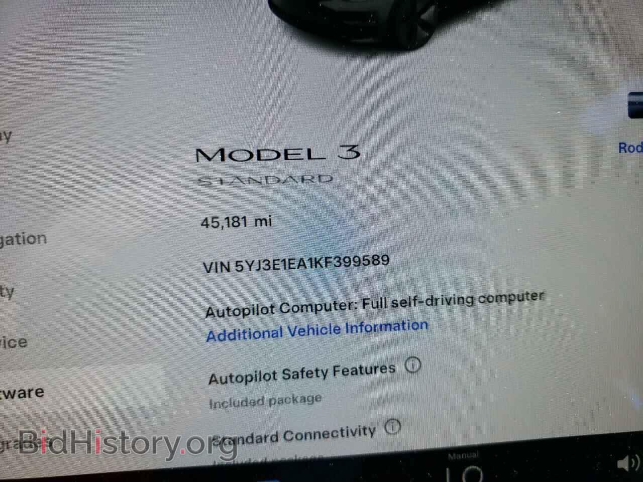 2019 TESLA MODEL 3 - VIN: 5YJ3E1EA1KF399589 - Фото 9