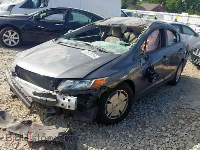 2012 HONDA CIVIC - VIN: 2HGFB2F65CH574011 - Фото 2