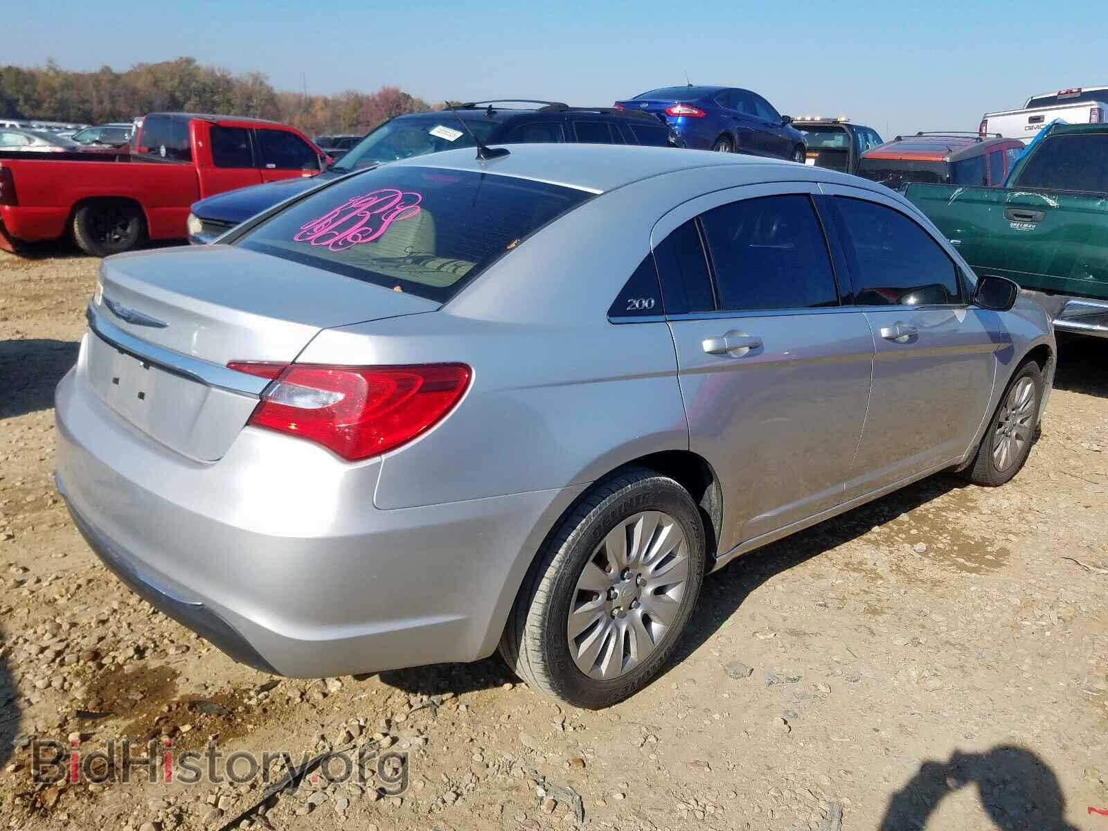 2012 CHRYSLER 200 - VIN: 1C3CCBAB3CN248237 - Фото 4