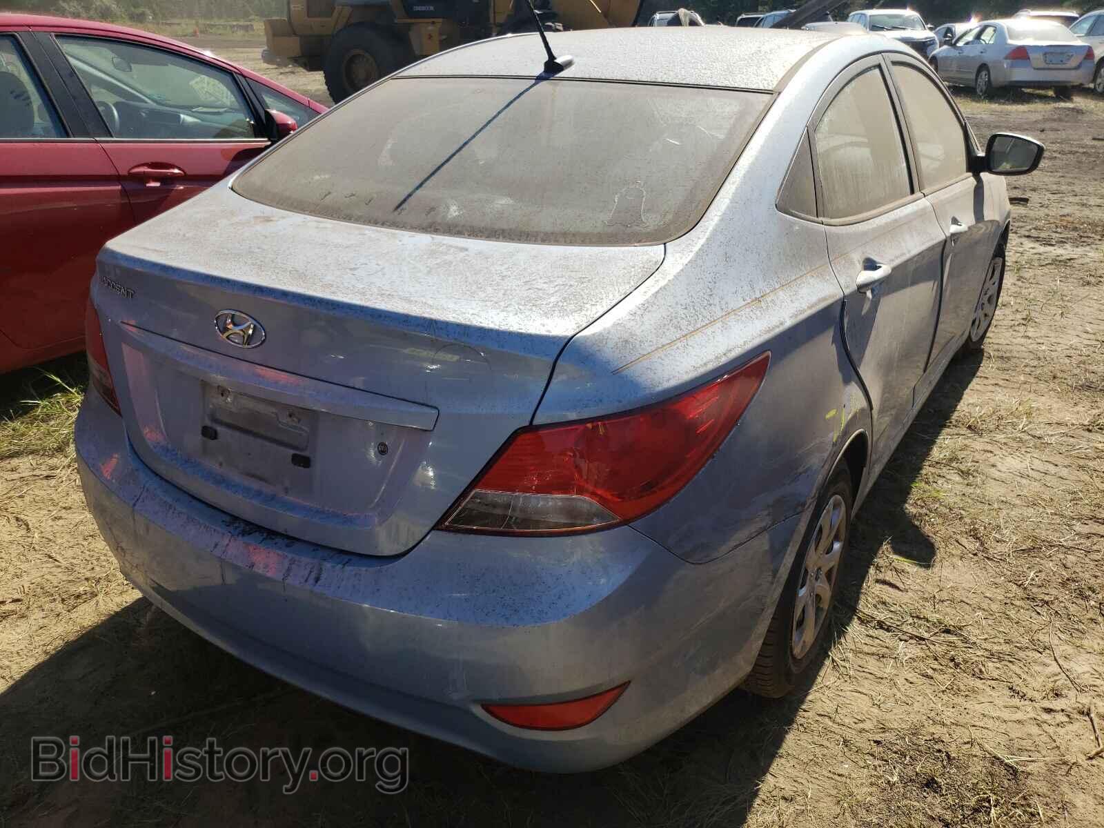2013 HYUNDAI ACCENT - VIN: KMHCT4AE9DU408562 - Фото 4