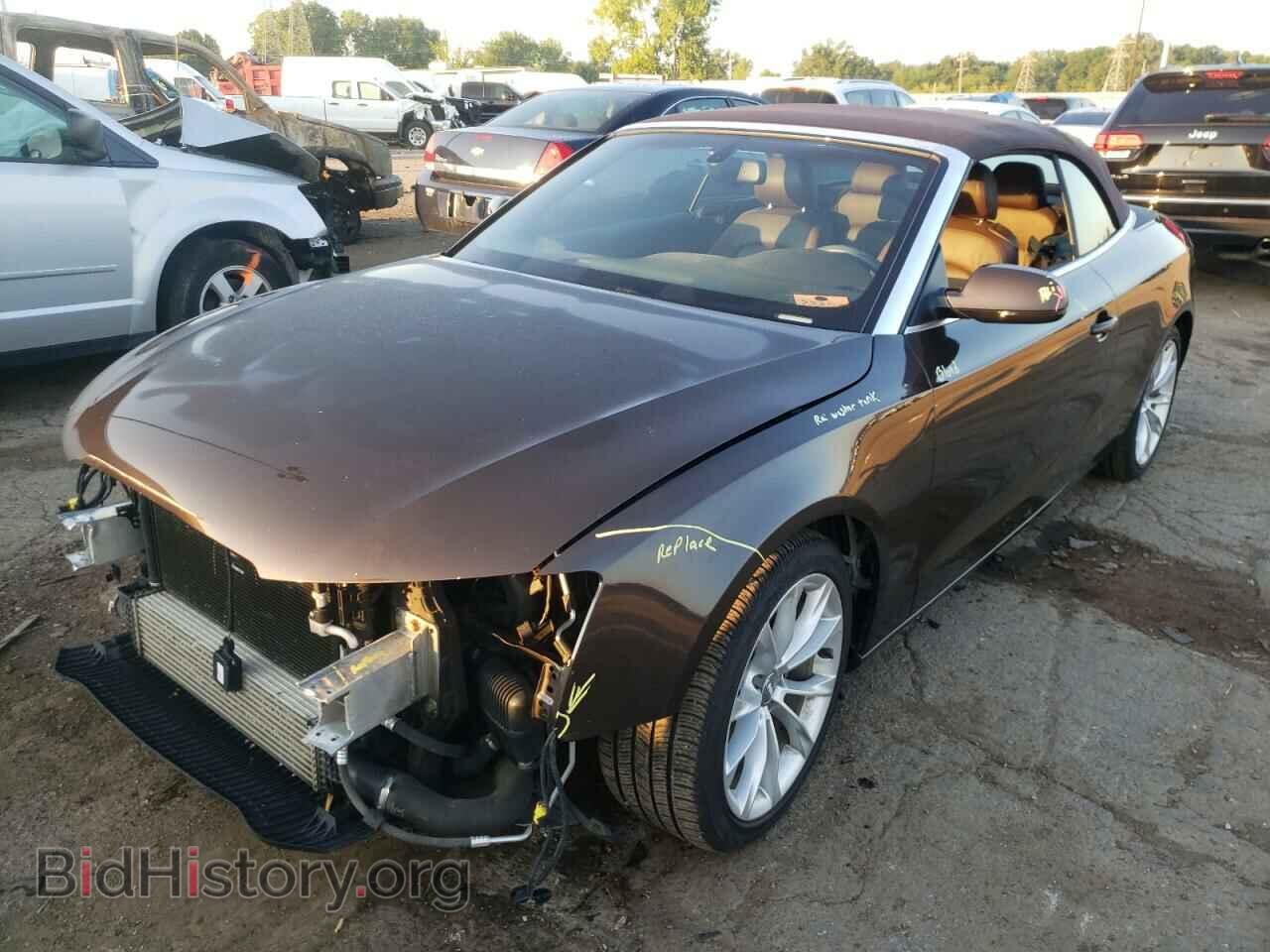 2013 AUDI A5 - VIN: WAULFAFH4DN014357 - Фото 2