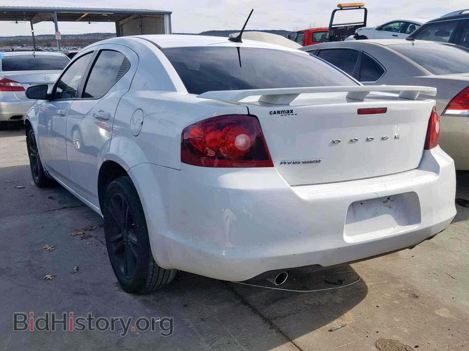 2014 DODGE AVENGER - VIN: 1C3CDZAG7EN133001 - Фото 3