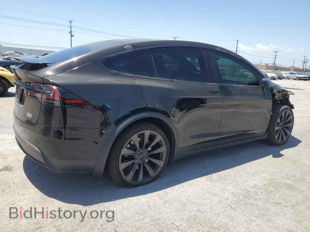 2022 TESLA MODEL X - VIN: 7SAXCBE61NF356595 - Фото 3