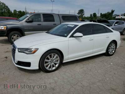 2016 Audi A6 Premium, white — VIN WAUCFAFC7GN112985, Copart