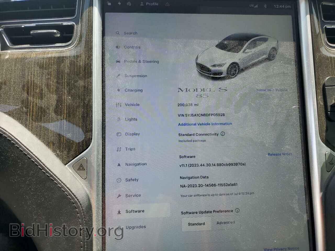 2013 TESLA MODEL S - VIN: 5YJSA1CN6DFP05928 - Фото 9