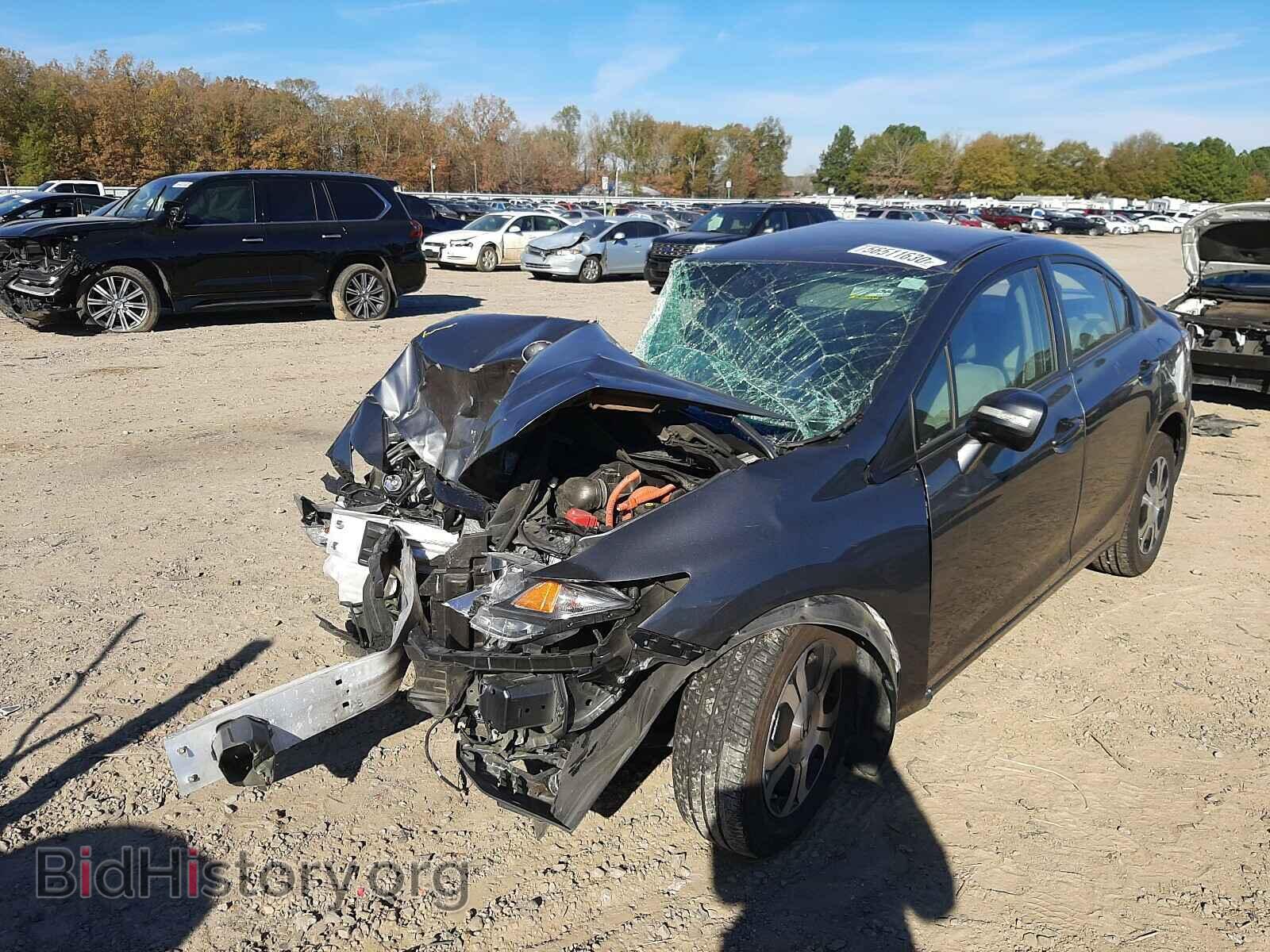 2013 HONDA CIVIC - VIN: 19XFB4F21DE200189 - Фото 2