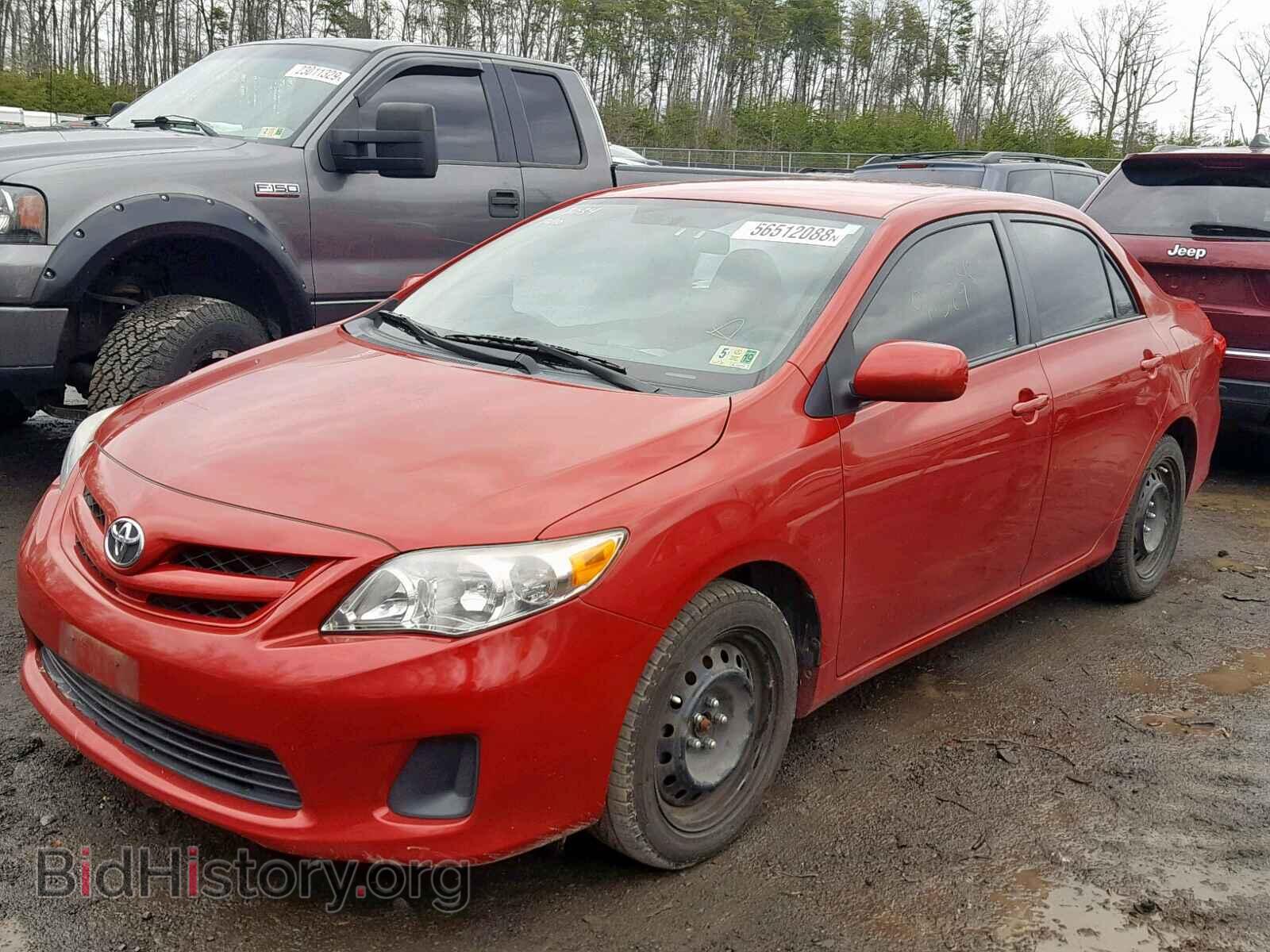 2012 TOYOTA COROLLA BA - VIN: 2T1BU4EE9CC761077 - Фото 2
