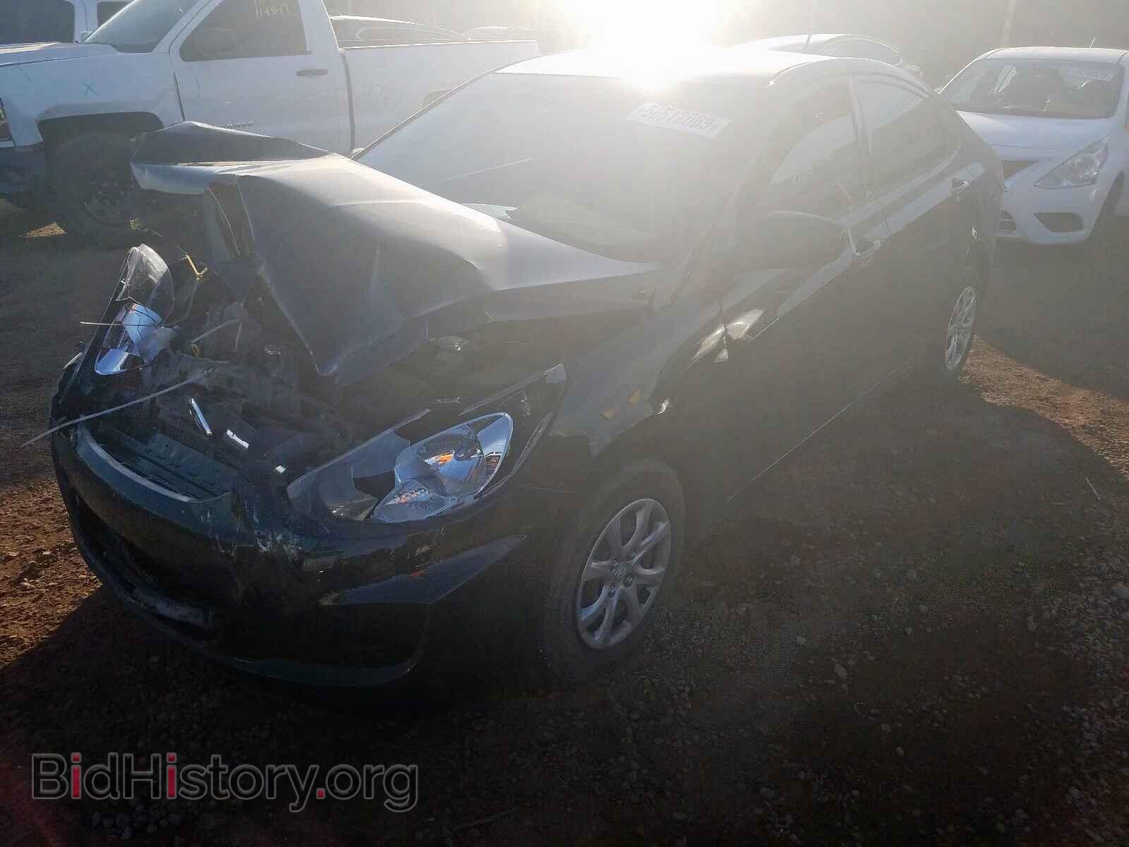 2014 HYUNDAI ACCENT - VIN: KMHCT4AE4EU743701 - Фото 2