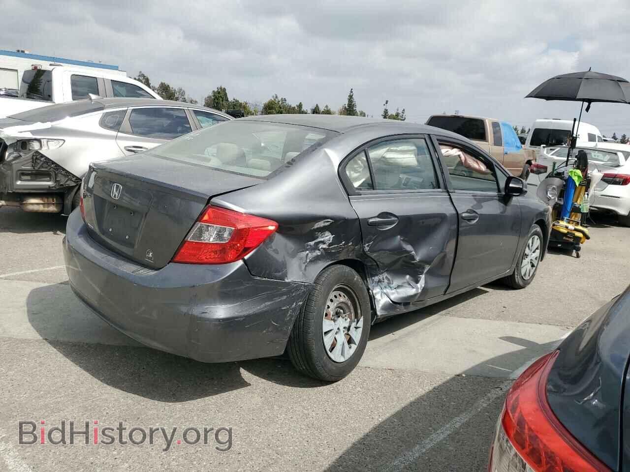 2012 HONDA CIVIC - VIN: 2HGFB2F57CH325183 - Фото 3