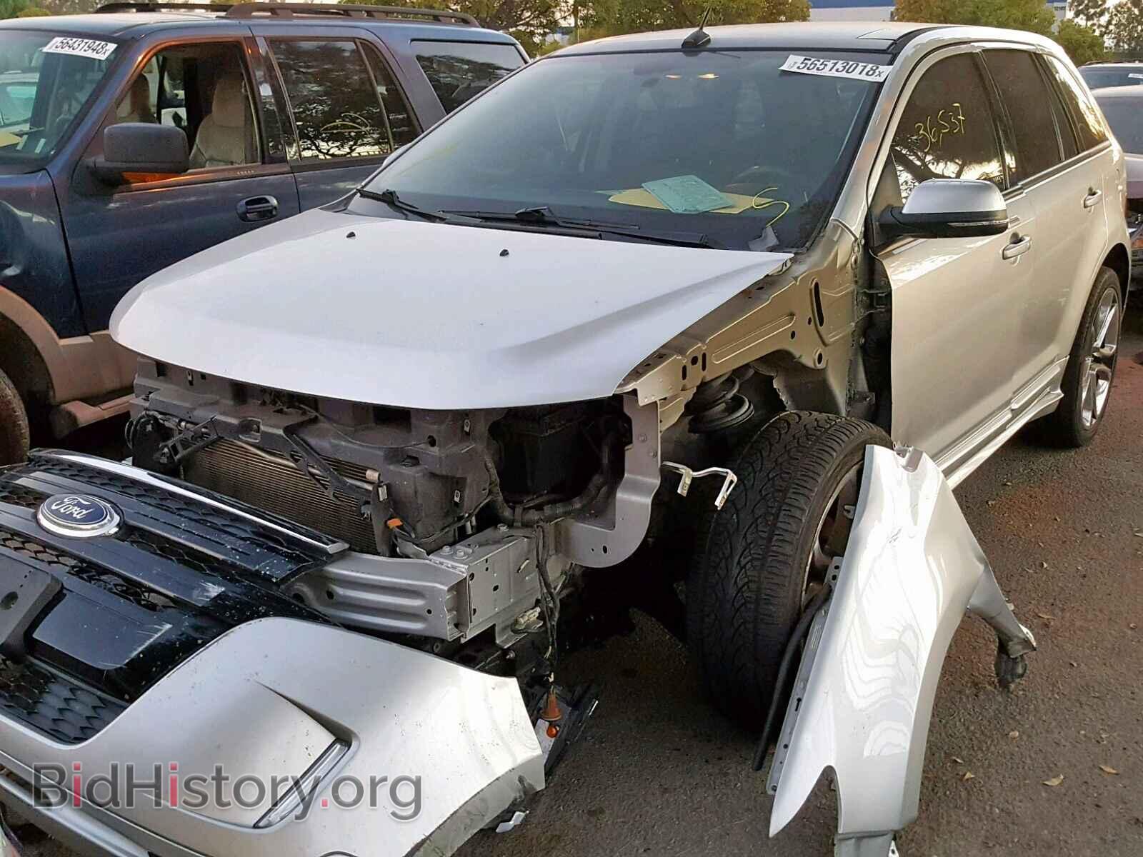 2014 FORD EDGE - VIN: 2FMDK3AK7EBA62588 - Фото 2