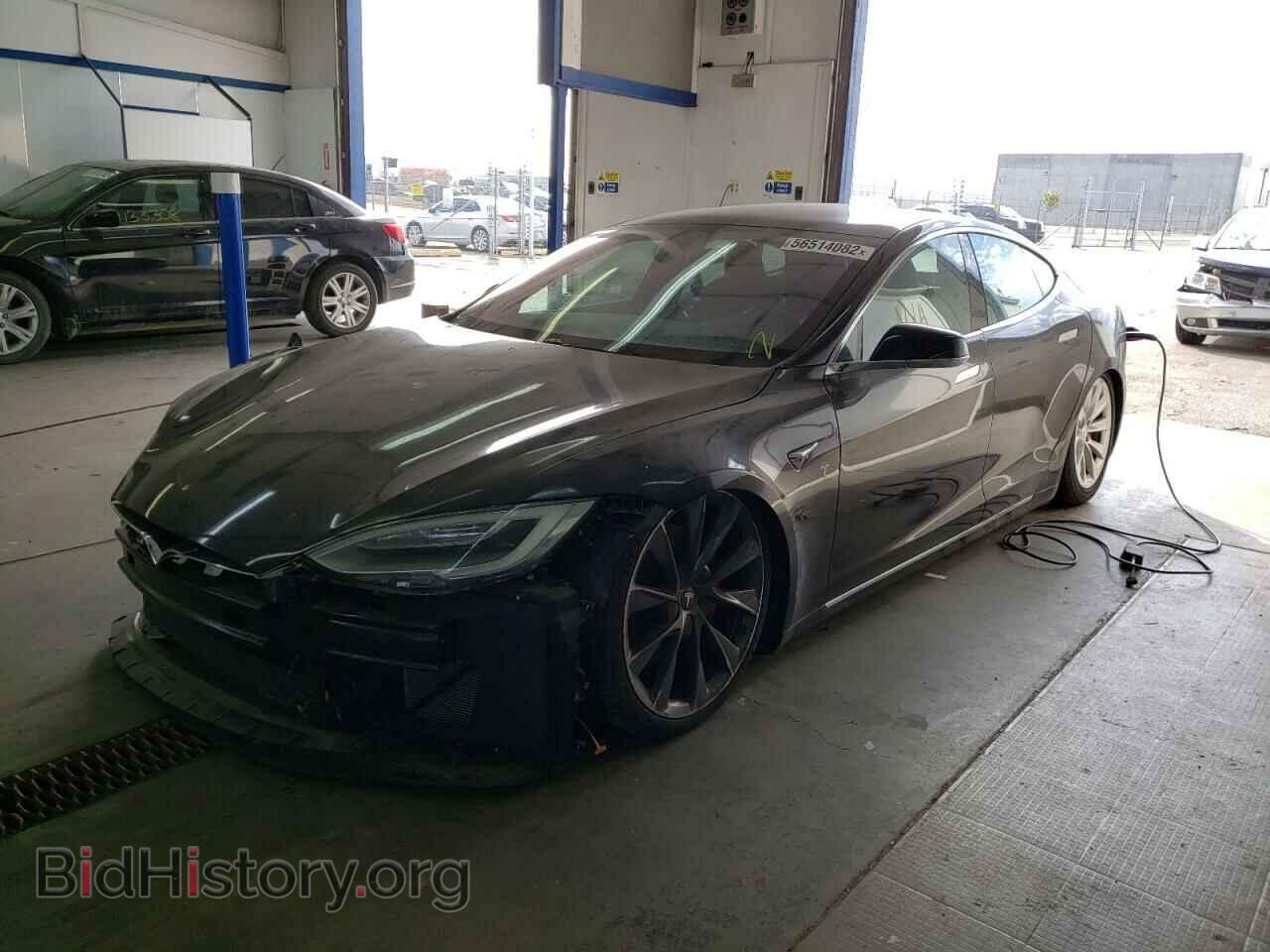2020 TESLA MODEL S - VIN: 5YJSA1E42LF387499 - Фото 2
