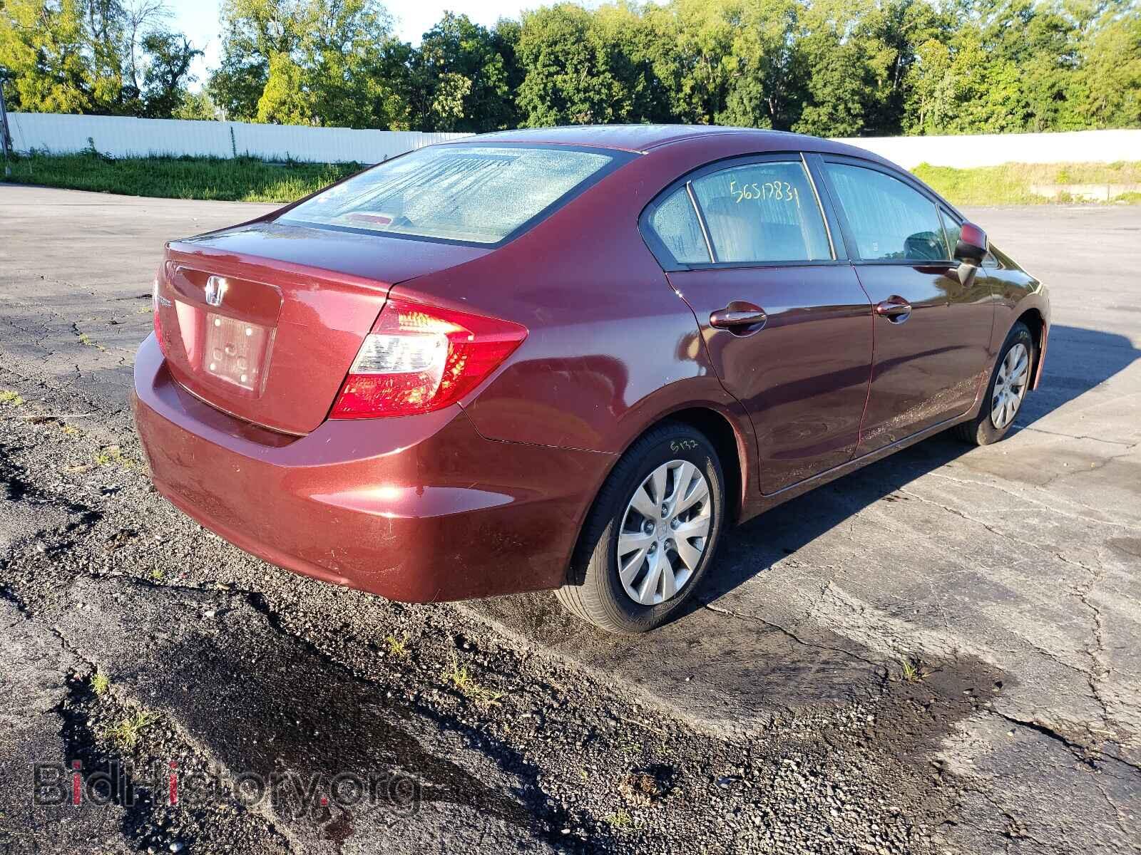 2012 HONDA CIVIC - VIN: 2HGFB2F59CH607504 - Фото 4