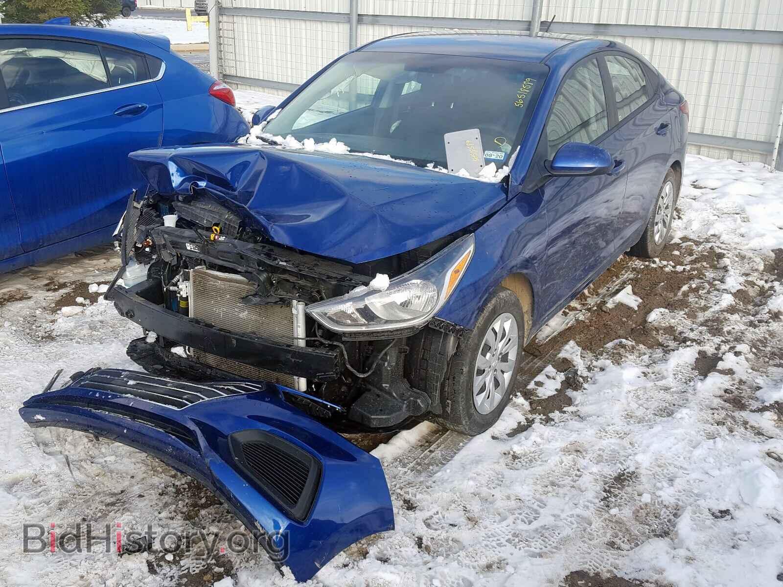 2019 HYUNDAI ACCENT - VIN: 3KPC24A30KE049491 - Фото 2