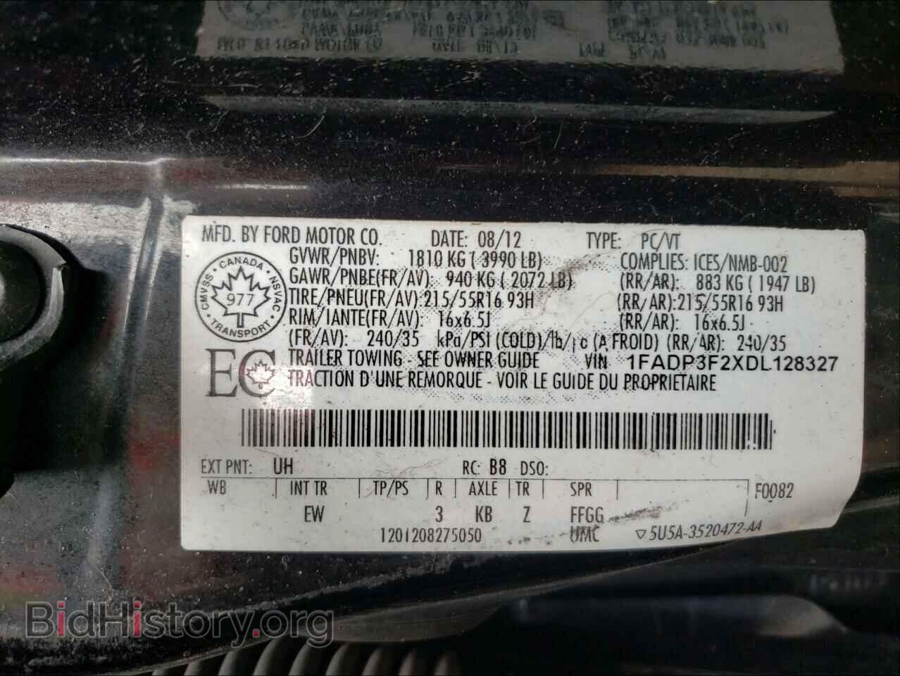 2013 FORD FOCUS - VIN: 1FADP3F2XDL128327 - Photo 10