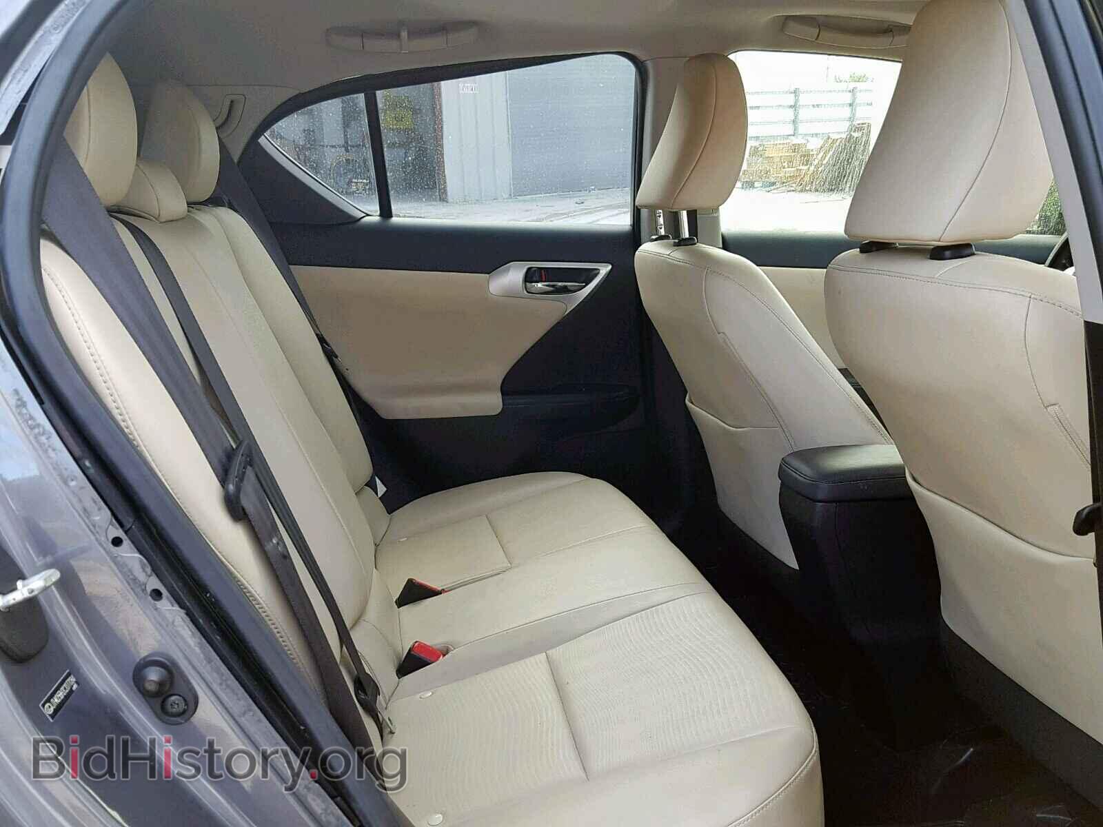 2012 LEXUS CT 200 - VIN: JTHKD5BH2C2077084 - Фото 6