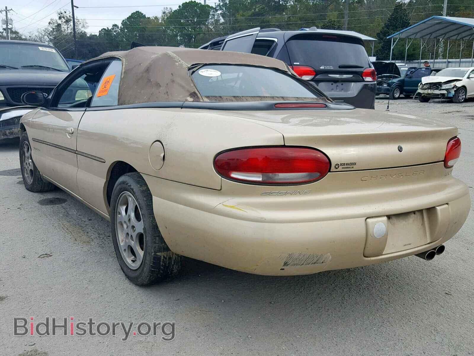 1998 CHRYSLER SEBRING - VIN: 3C3EL55H9WT246568 - Фото 3