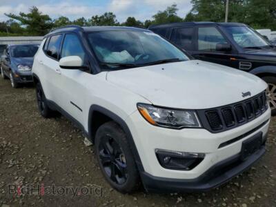 2021 Jeep COMPASS Compass LA, белый — VIN 3C4NJDBB3MT525698, Copart
