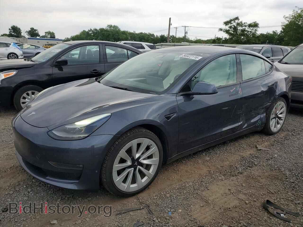 Photo 5YJ3E1EB5NF202601 - TESLA MODEL 3 2022