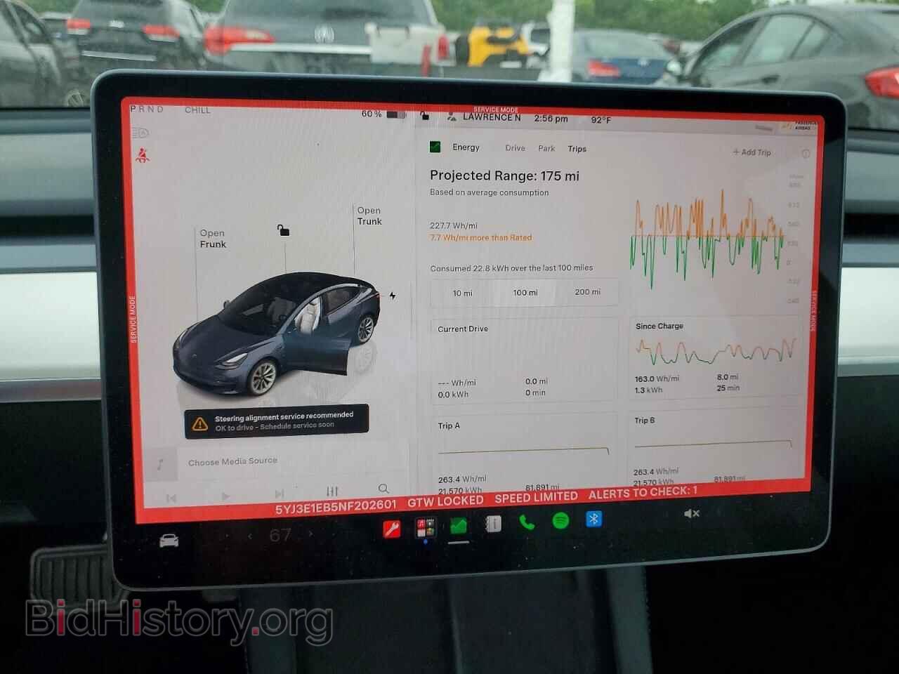 2022 TESLA MODEL 3 - VIN: 5YJ3E1EB5NF202601 - Photo 9