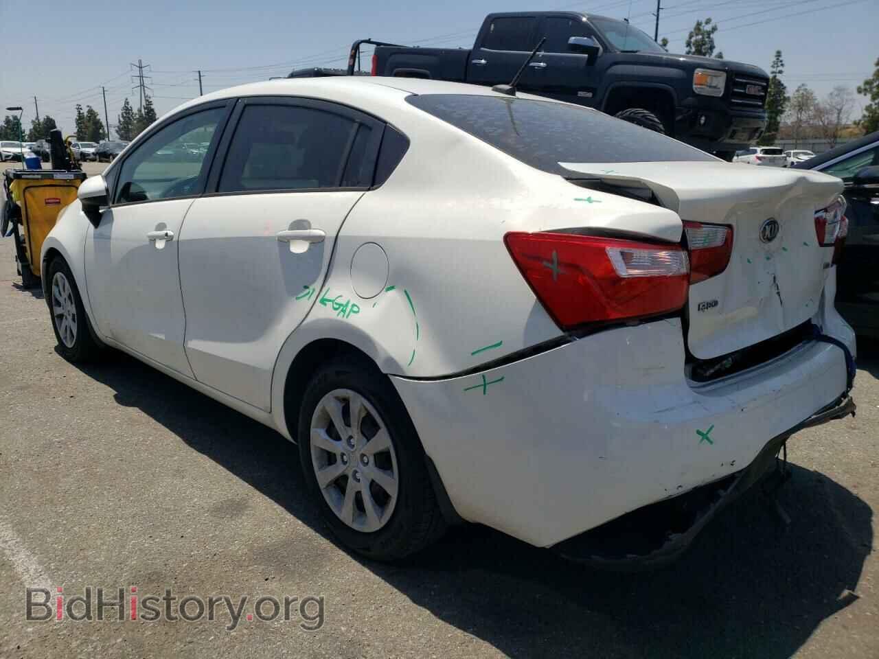 2014 KIA RIO - VIN: KNADM4A37E6357845 - Фото 2