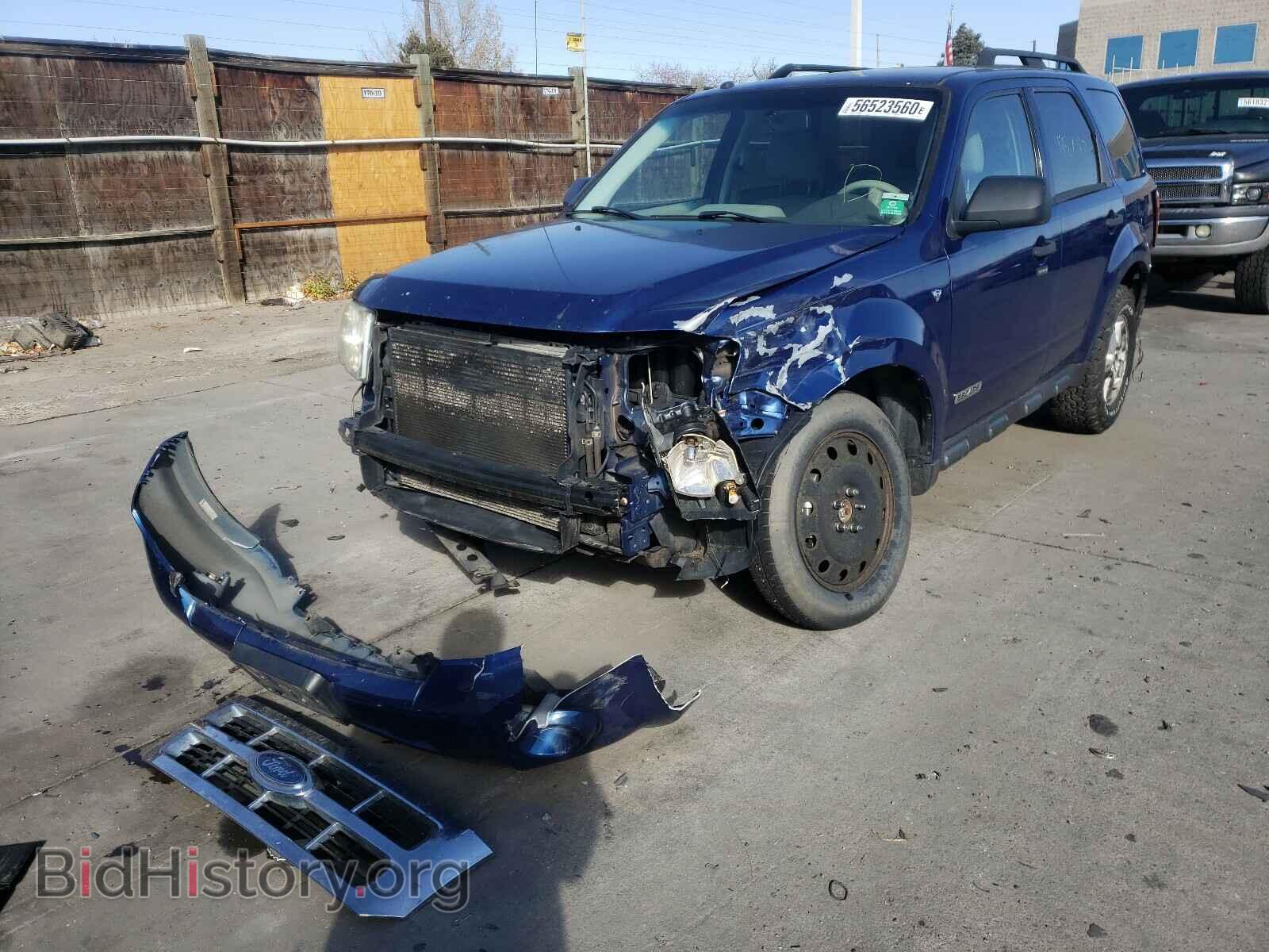 2008 FORD ESCAPE - VIN: 1FMCU93128KD76690 - Фото 2