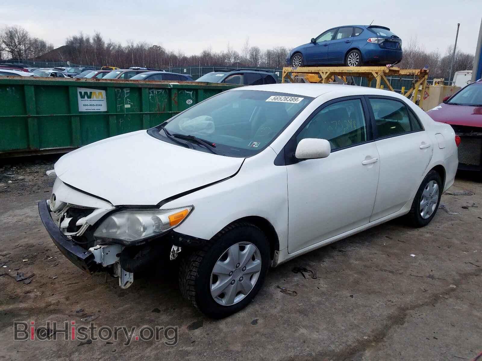 2011 TOYOTA COROLLA BA - VIN: 2T1BU4EE9BC615731 - Фото 2