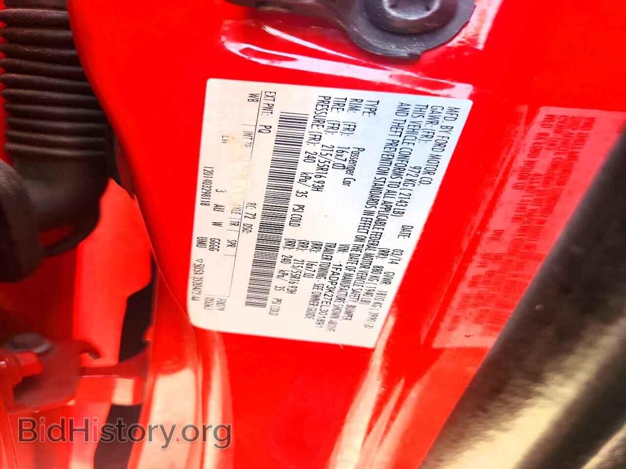 2014 FORD FOCUS - VIN: 1FADP3K27EL301891 - Фото 12
