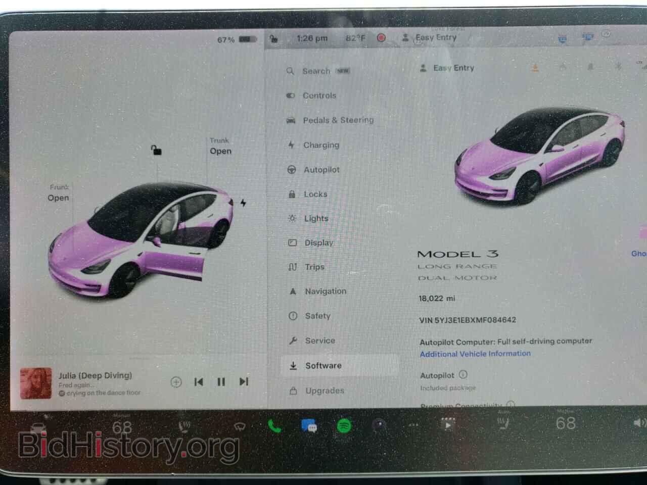 2021 TESLA MODEL 3 - VIN: 5YJ3E1EBXMF084642 - Фото 9