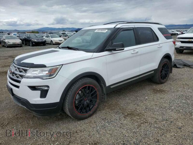 2018 Ford EXPLORER XLT (VIN 1FM5K8D83JGB43611) — photo 1 of 14, Copart, damage: rear end