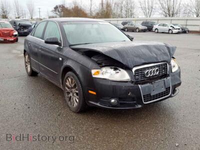 2008 Audi A4 A4 2.0T QU, черный — VIN WAUDF78E48A164265, Copart