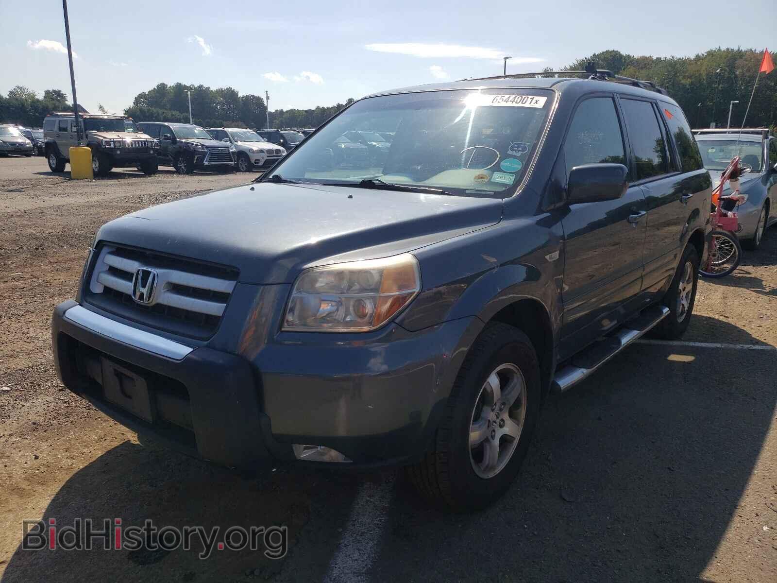 2006 HONDA PILOT - VIN: 2HKYF18766H533944 - Фото 2