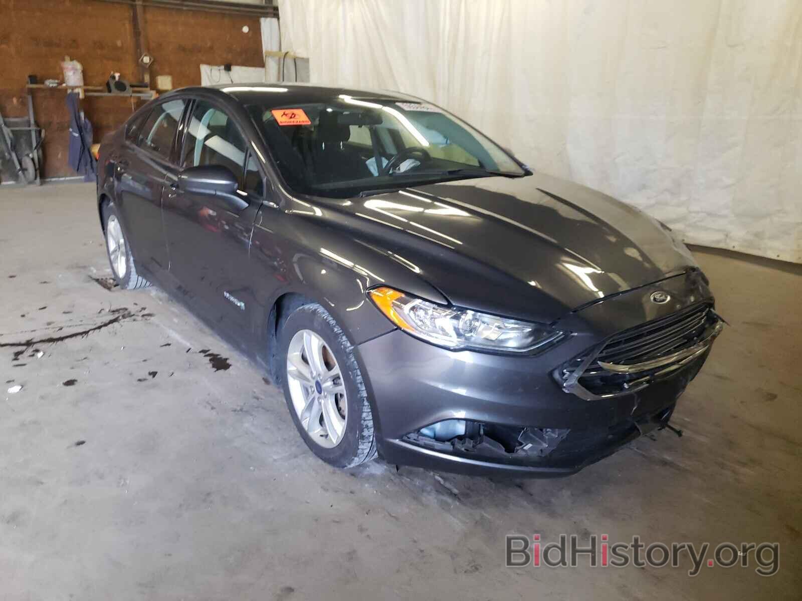 Photo 3FA6P0LU6JR217337 - FORD FUSION 2018