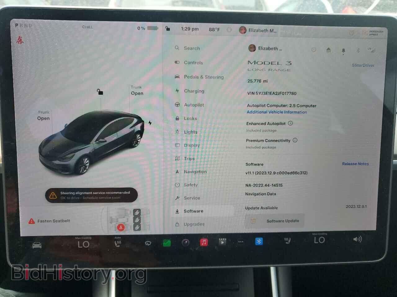 2018 TESLA MODEL 3 - VIN: 5YJ3E1EA2JF017780 - Фото 9
