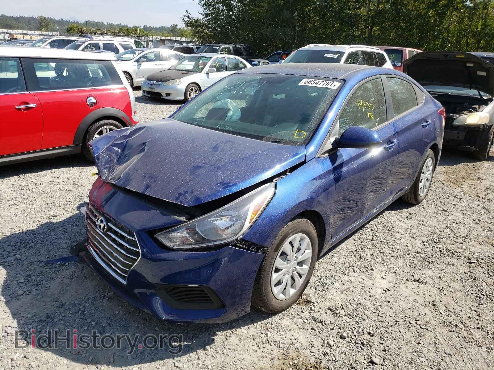 2021 HYUNDAI ACCENT - VIN: 3KPC24A6XME143441 - Фото 2