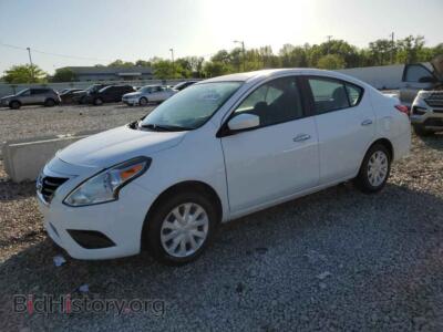 2019 Nissan VERSA S, белый — VIN 3N1CN7AP3KL843086, Copart