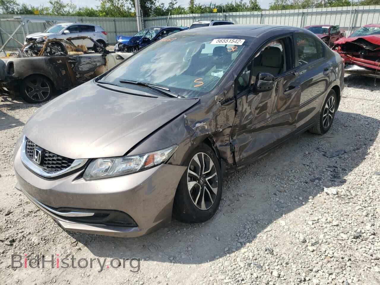 2013 HONDA CIVIC - VIN: 2HGFB2F85DH544767 - Фото 2