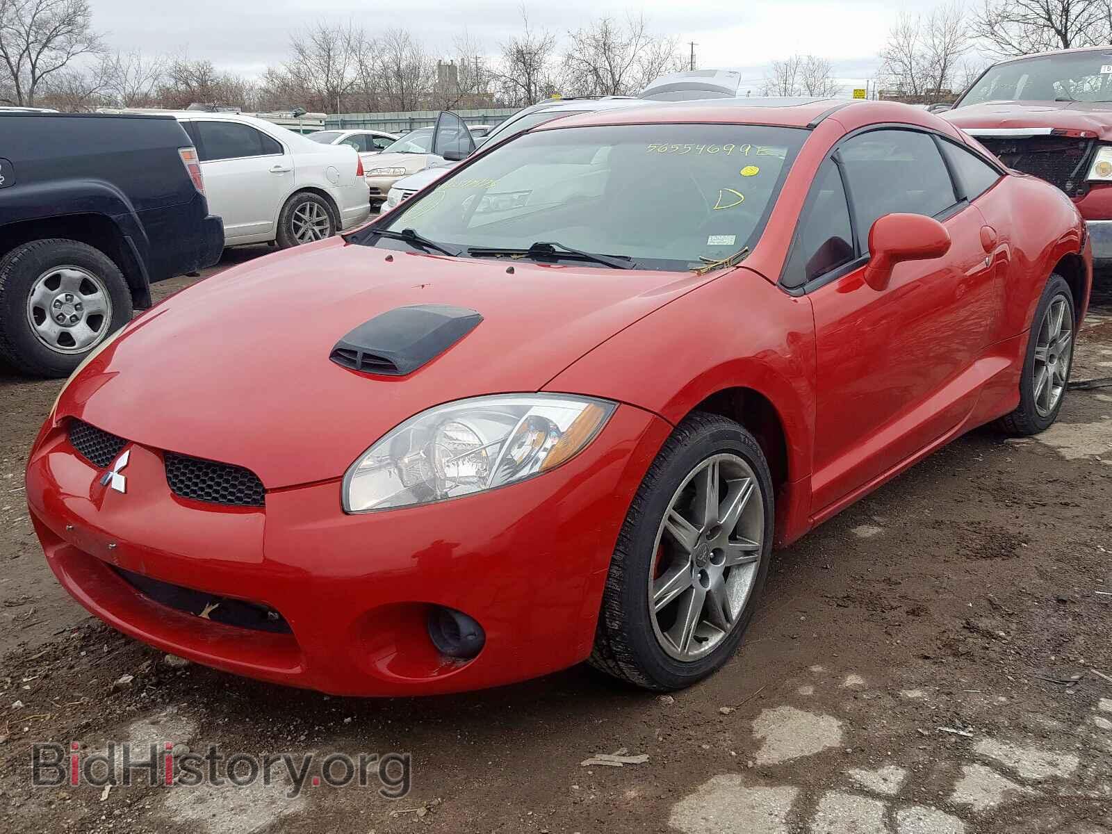 2006 MITSUBISHI ECLIPSE - VIN: 4A3AK44TX6E047975 - Фото 2
