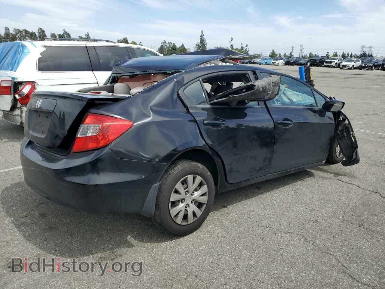 2012 HONDA CIVIC - VIN: 19XFB2F59CE366487 - Фото 3