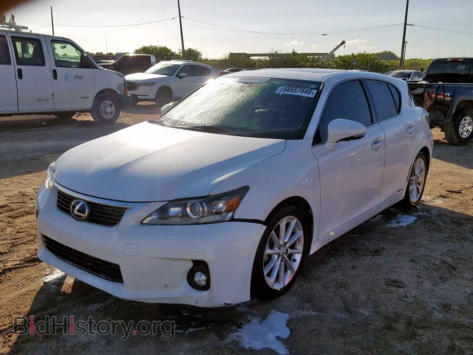 2011 LEXUS CT 200 - VIN: JTHKD5BH0B2032093 - Фото 2