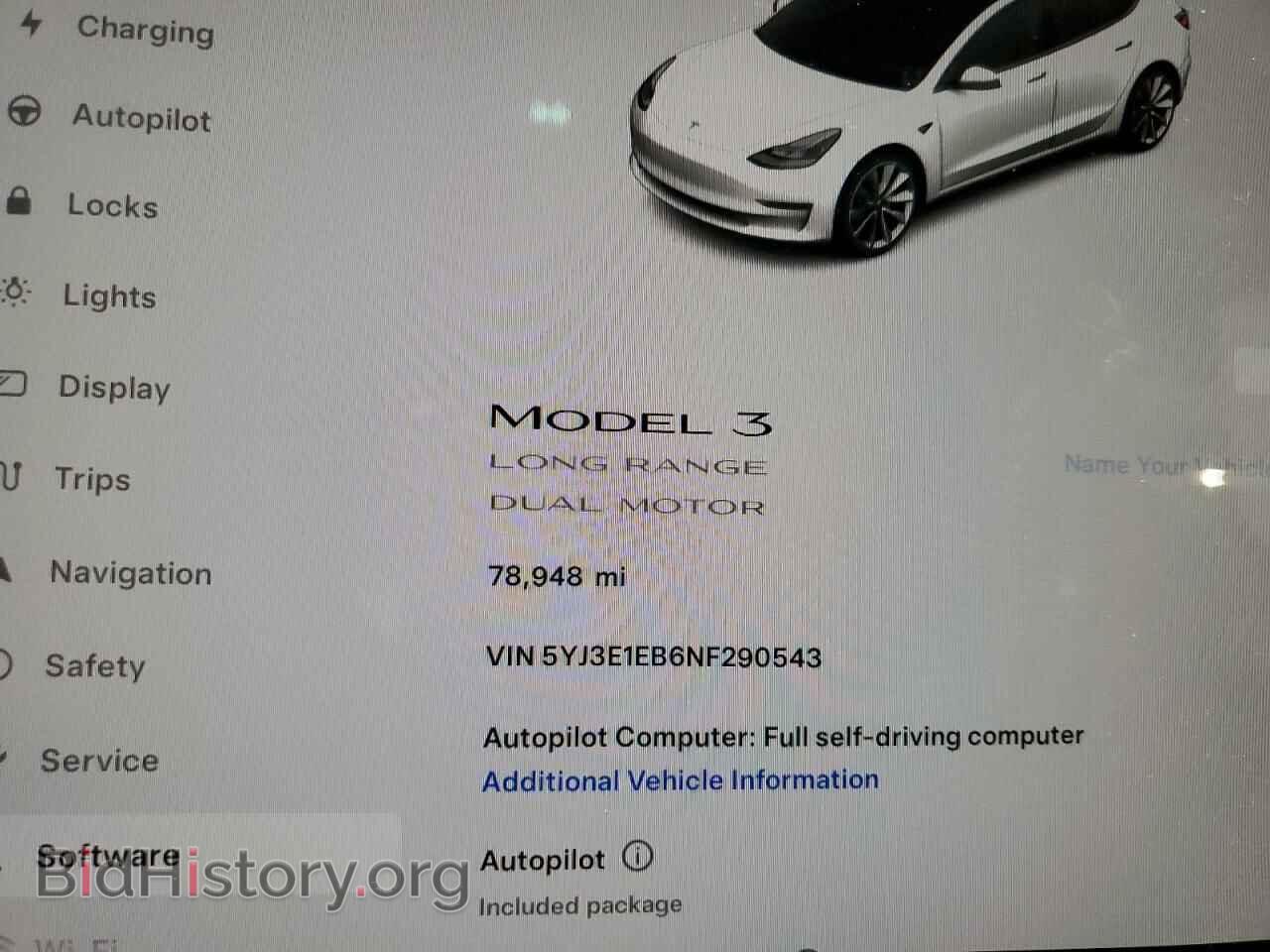 2022 TESLA MODEL 3 - VIN: 5YJ3E1EB6NF290543 - Фото 9