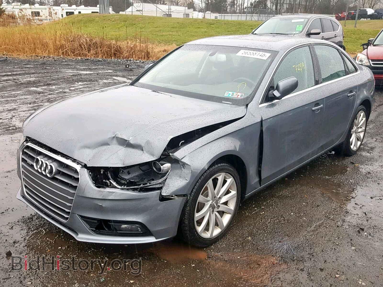 2013 AUDI A4 - VIN: WAUFFAFL4DN040474 - Photo 2