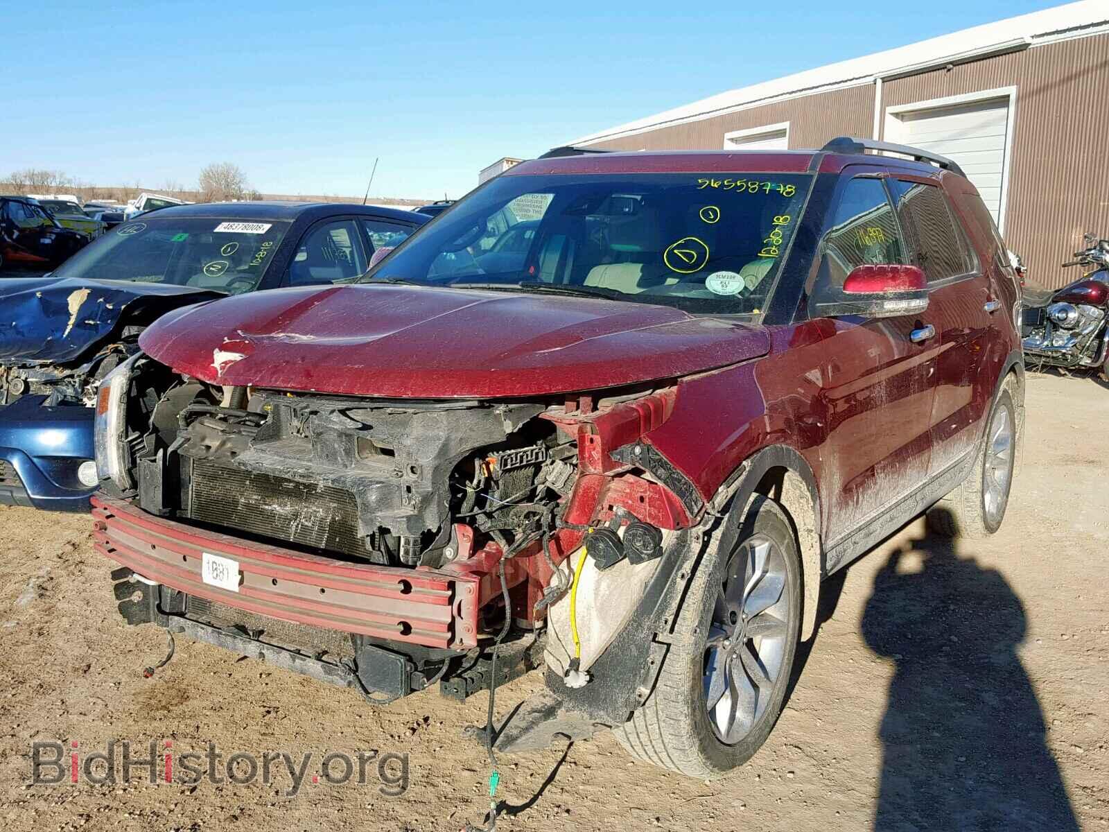 2013 FORD EXPLORER L - VIN: 1FM5K8F89DGB93267 - Фото 2